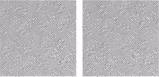 Berkfield Home Anti-Slip Aluminium Checker Plate Sheets in Silver, 2 Pack, W/D: 40 x 40 cm – 1