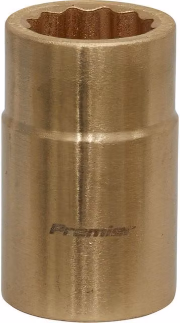 Loops 16mm Non-Sparking WallDrive Socket with 1/2 inch Square Drive in Gold Beryllium Copper