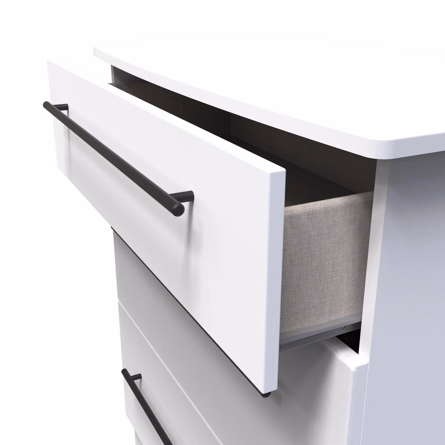 2 U Howard 3 Drawer Deep Chest in White – 2