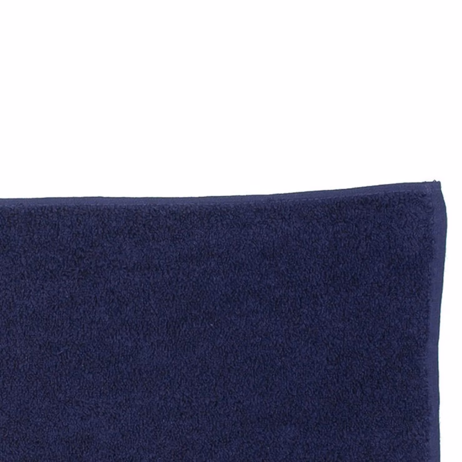 Towel City Luxury Cotton Terry Guest Towel in Blue with Border and Hanging Loop – 2