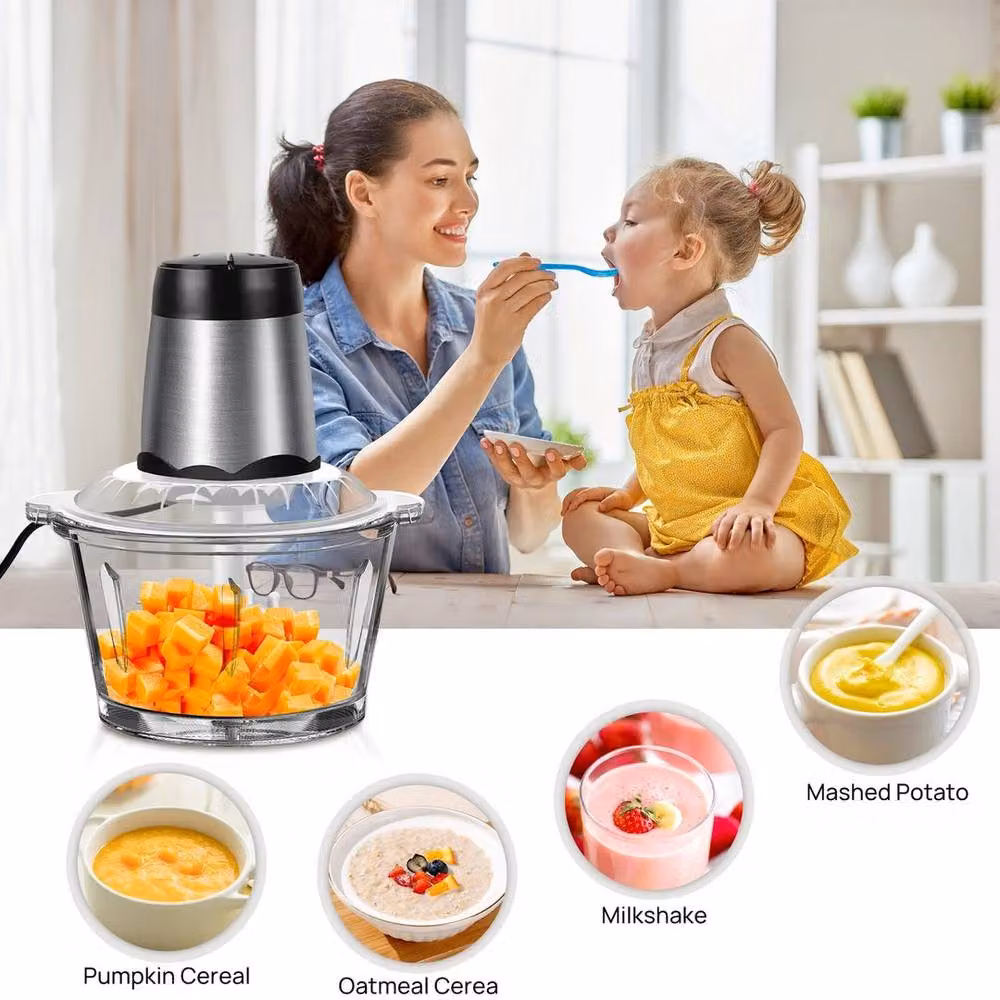SPETLEK Electric Mini Food Chopper and Dicer Blender in Silver – 2