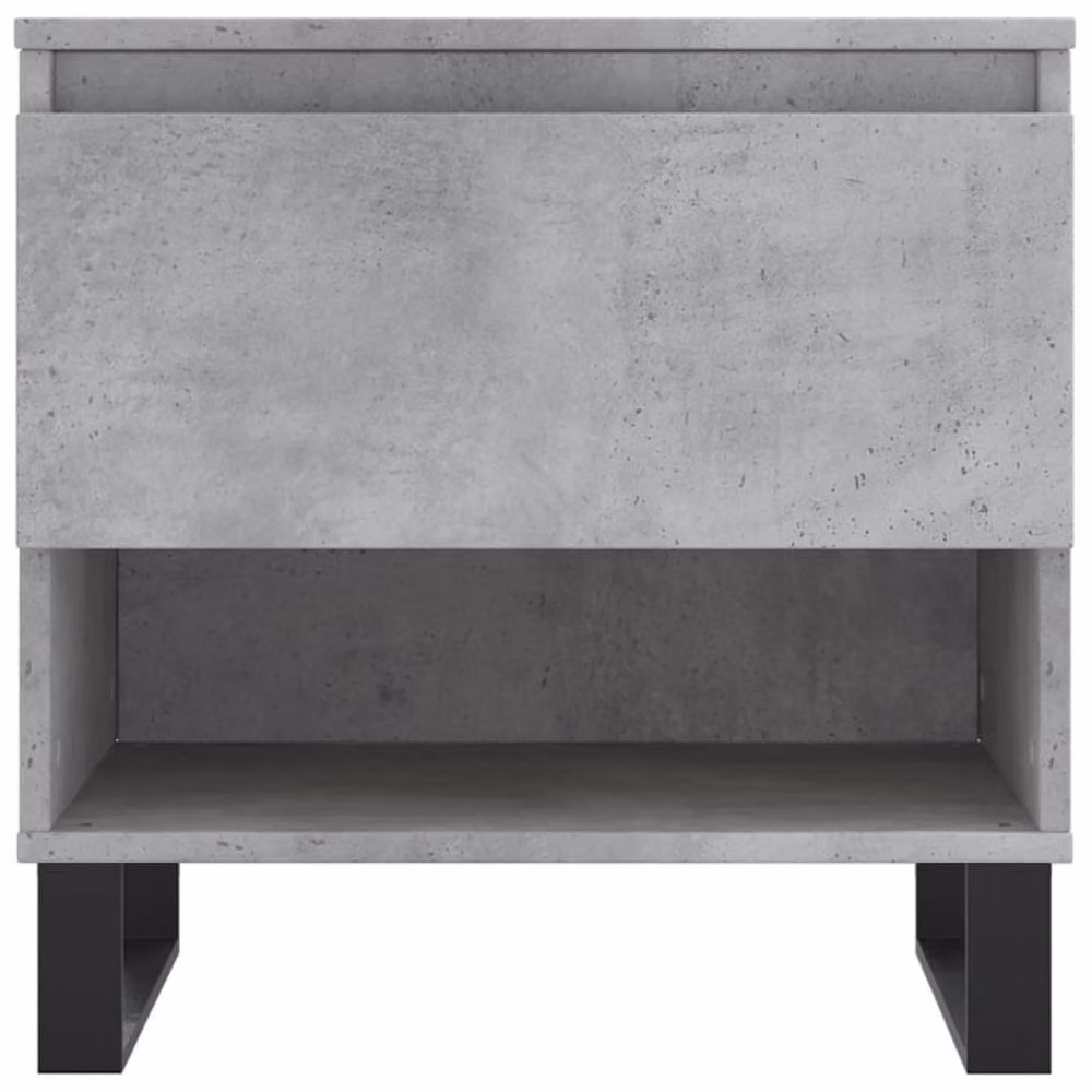 Berkfield Home Modern Nested Coffee Table Set in Concrete Grey, W/D/H: 50 x 46 x 50 cm – 3