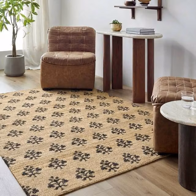 Livabliss Fiorina Hand Woven Modern Living Room Rug in Beige and Grey, Jute and Wool, W: 200 cm, D: 275 cm