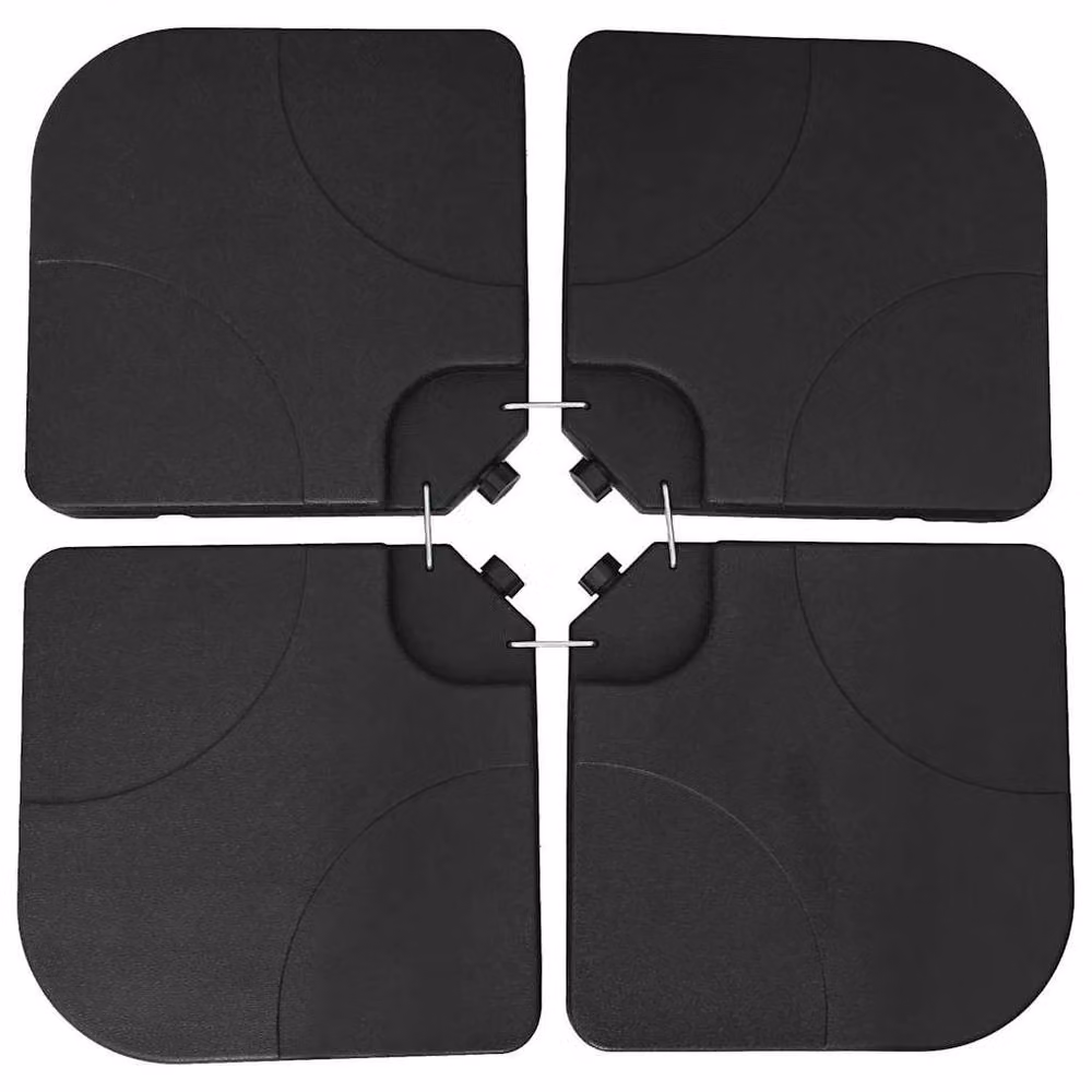 Berkfield Home Portable Parasol Base, Black, 60 L Sand or Water Filled – 5