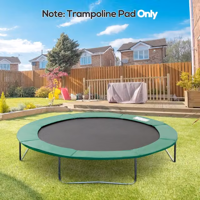 HOMCOM 8ft Replacement Trampoline Pad in Green