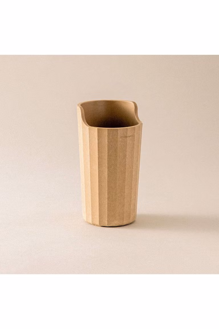 Cosmic Avenir Collection Toothbrush Holder and Bathroom Tumbler in Beige Light Sand