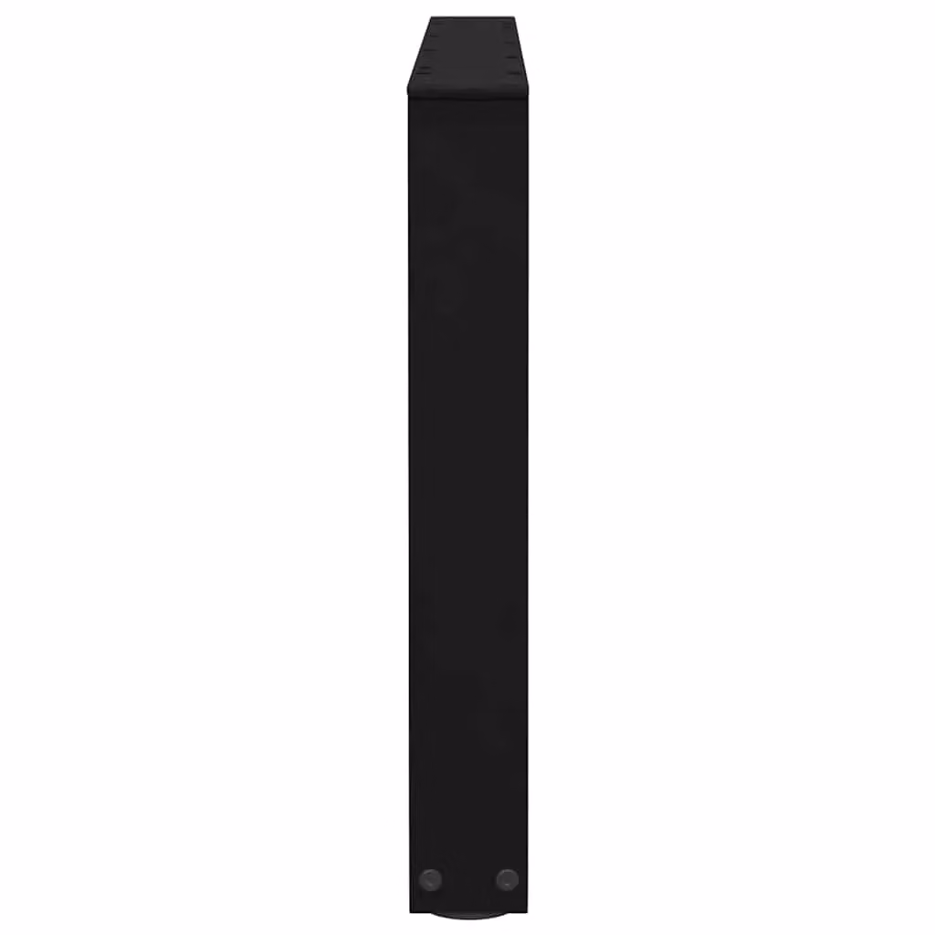 Berkfield Home V-Shape Dining Table Legs, 2 Pieces, Black Matt Steel, H: 70 cm, W: 42-43.3 cm – 4