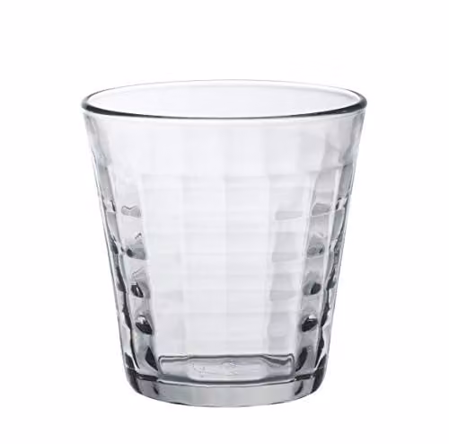 Duralex Prisme Geometric Tumbler, Transparent, 275 ml, Pack of 6 – 1