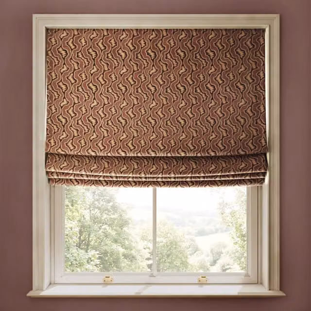House of Hackney XYLEM Velvet Blind in Cosmos Brown