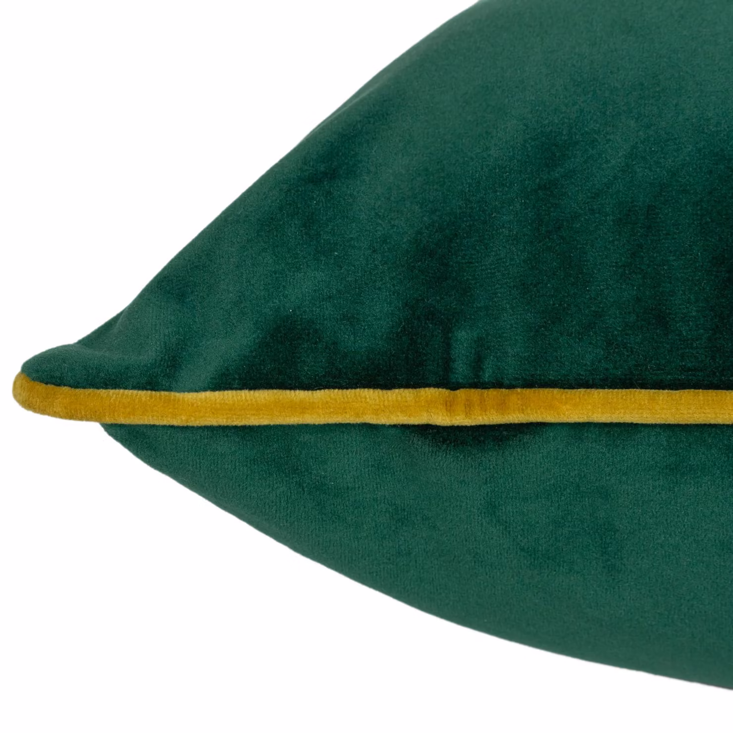 Furn Meridian Velvet Square Cushion in Green, W/D/H: 45 x 45 x 45 cm – 4