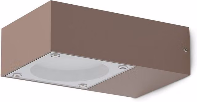 Netlighting Sirio Modern Outdoor Wall Down Lamp in Brown IP65 – 3