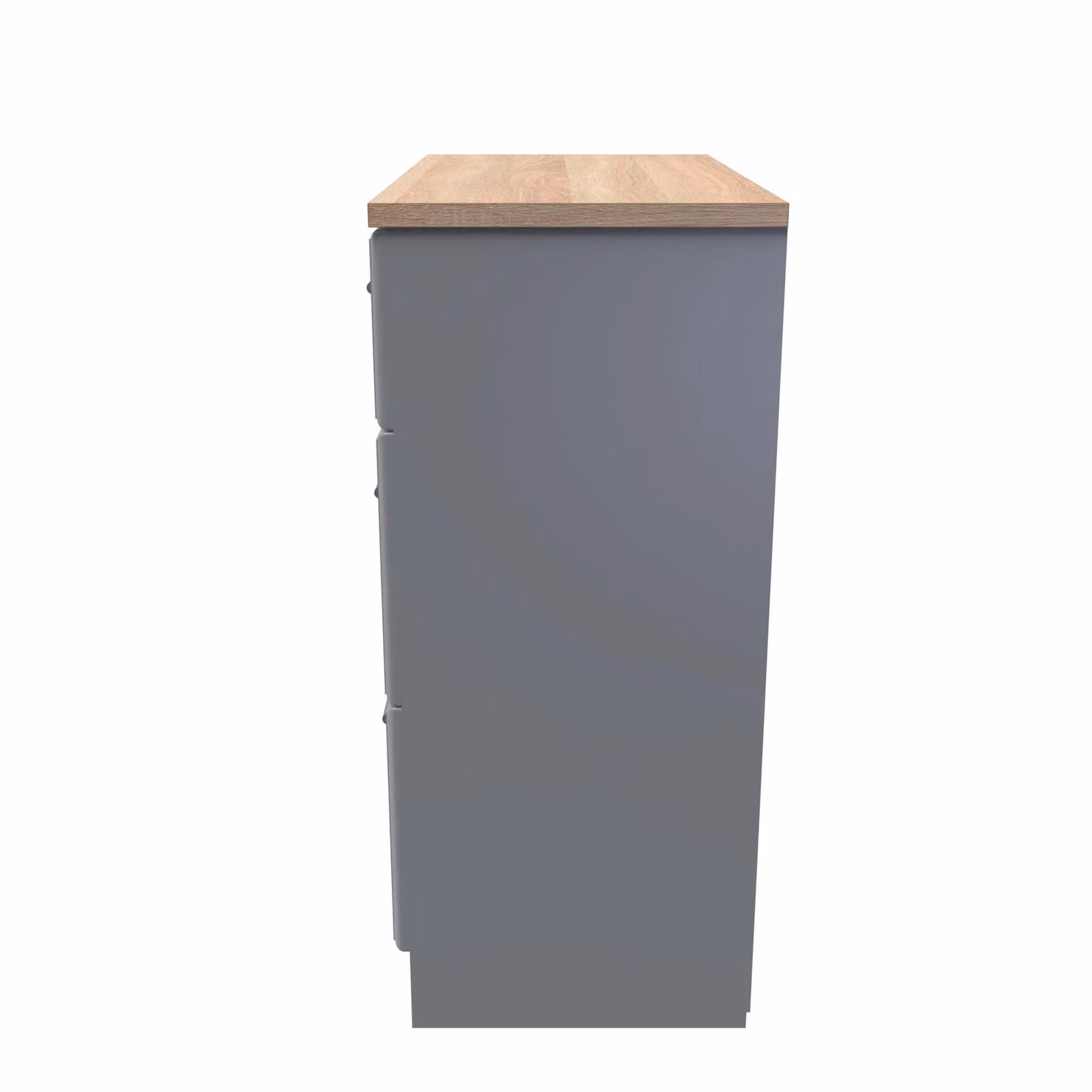 Ready Assembled 2 U Norfolk 3 Drawer Deep Chest in Dark Grey – 2