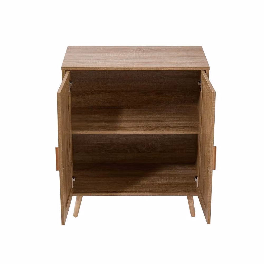FORGEVIO Boho Rattan Sideboard Storage Cabinet in Brown – 2