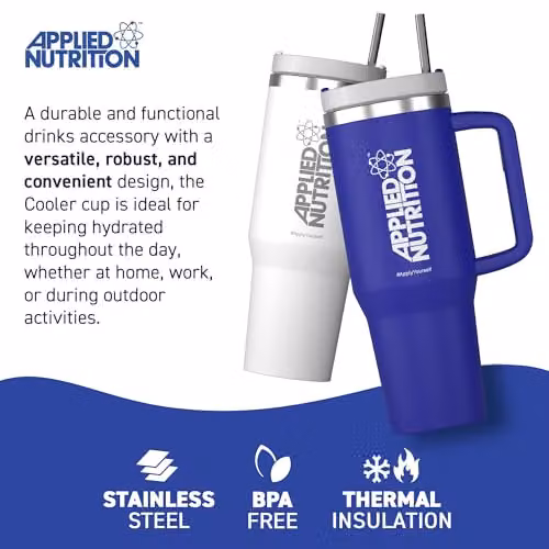 Applied Nutrition Blue Stainless Steel Tumbler Cup, 1.2 l – 3