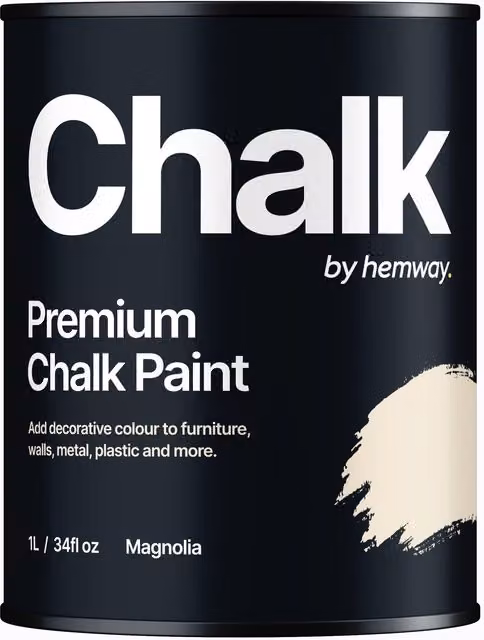 Hemway Chalk Paint Flat Matt Magnolia 1L