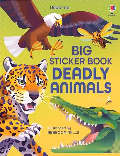 Usborne Big Sticker Book Deadly Animals, Multicolour