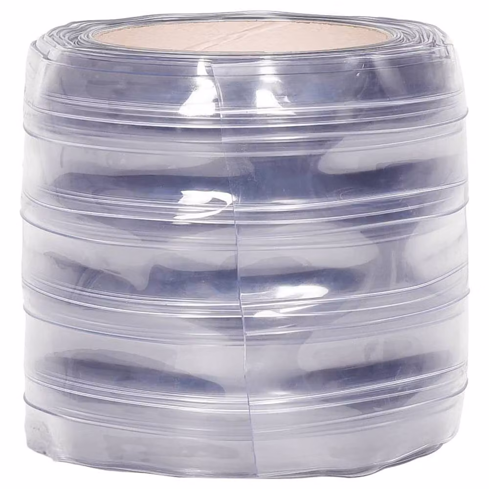 Berkfield Home Transparent PVC Door Curtain Strips, Width: 200 mm, Thickness: 1.6 mm, Length: 10 m – 3