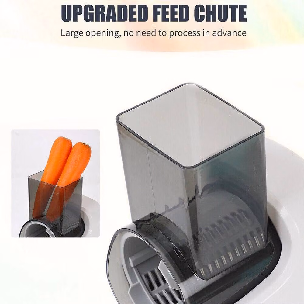 EONLION White Electric Salad Slicer and Fruit Cutter – 5