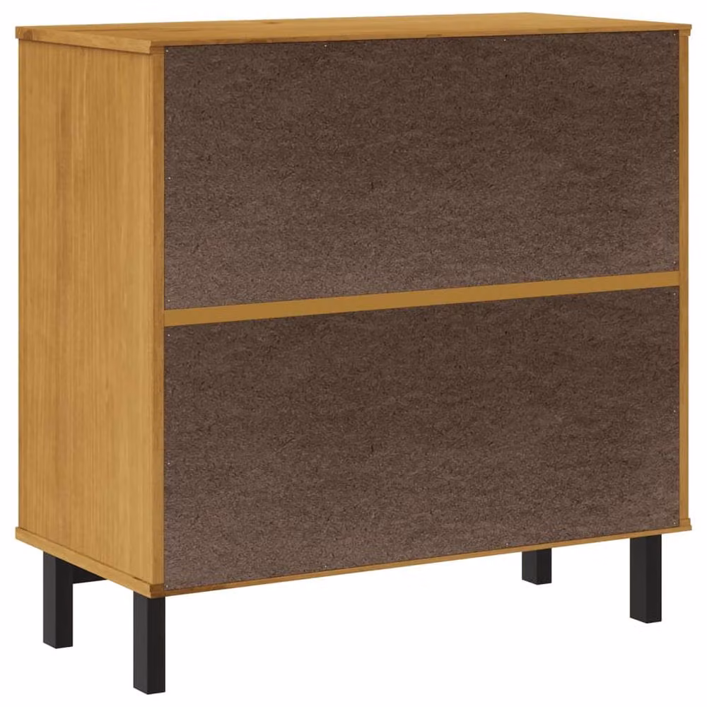 Berkfield Home FLAM Drawer Cabinet in Brown Solid Pine Wood, W/D/H: 80 x 40 x 80 cm – 5