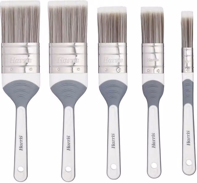 Harris Seriously Good Paintbrush Set, 5 Pack in White