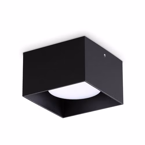 Ideal Lux Spike Square Surface Mounted Ground Spike Downlight Black