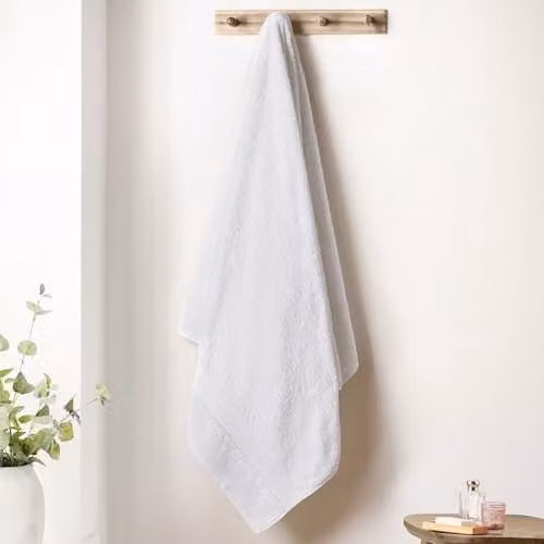 Bianca White Supima Cotton Hand Towel W: 50 cm, H: 90 cm