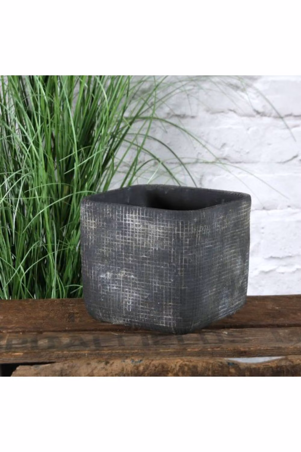 KDMD Grey Zen Ceramic Flowerpot – 2