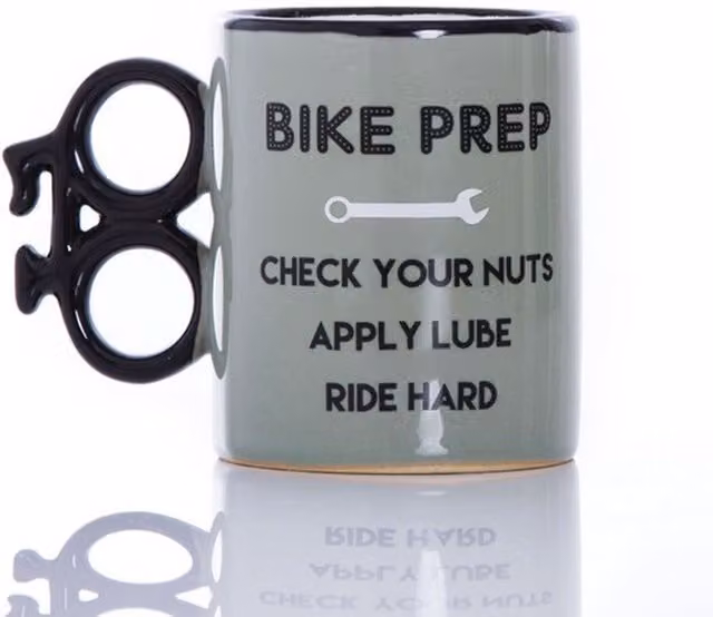 Boxer Gifts Grey Ceramic Bike Mug