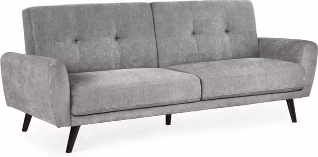 Cheshire Monza Stylish Upholstered Click Clack Sofa Bed in Grey – 1