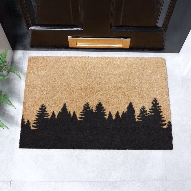 Artsy Mats Forest Doormat in Brown, W/D: 60 x 40 cm – 1