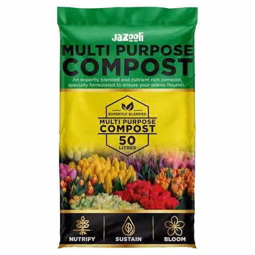 Jazooli 50L Multipurpose Nutrient Rich Compost Mix for Indoor and Outdoor Plants – 1