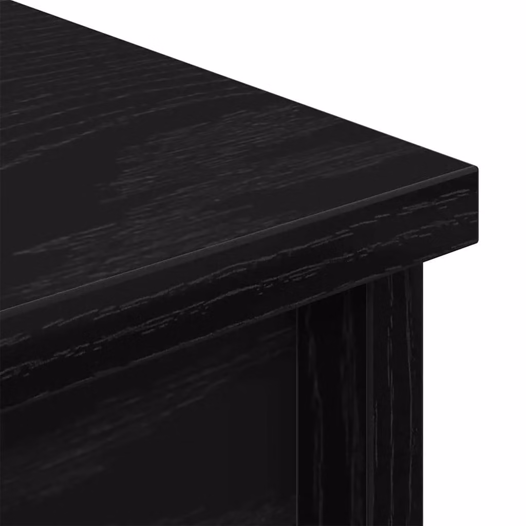 Berkfield Home Black Oak Highboard W/D/H: 50 x 35 x 180 cm – 3