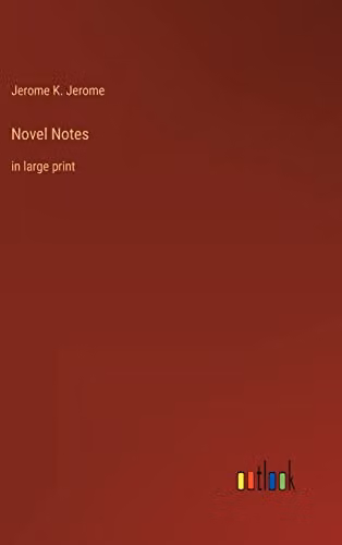 Novel Notes Large Print Notebook by Outlook Verlag for Seniors