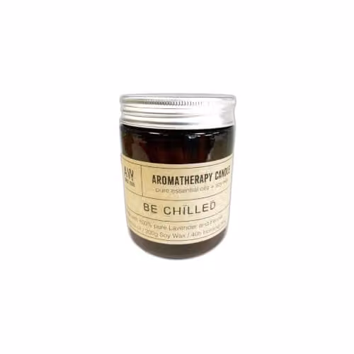 Ancient Wisdom Be Chilled Aromatherapy Soy Wax Candle, Lavender & Fennel Essential Oils, 200g