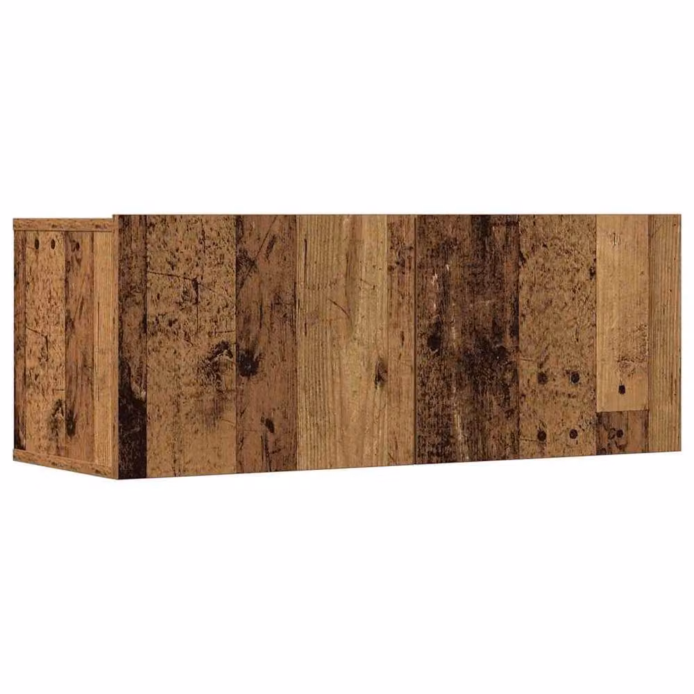 Berkfield Home Classic 7 Piece Wall-Mounted TV Cabinet Set in Brown Engineered Wood – 3