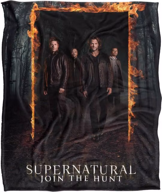 LOGOVISION Supernatural White Fleece Throw Blanket W/D/H: 152 x 127 cm – 6