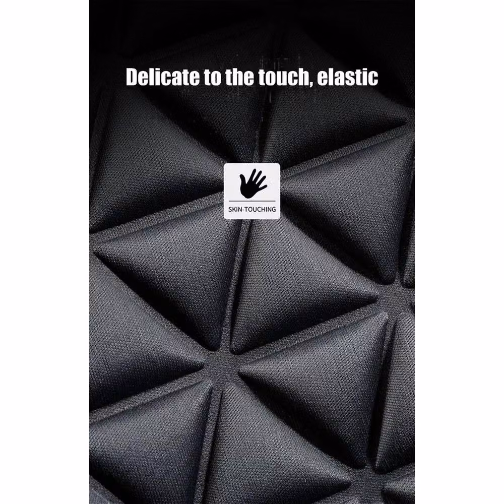 NESTLUNE Non-Slip Memory Foam Car Seat Cushion, Black, W: 100 cm x L: 190 cm – 3