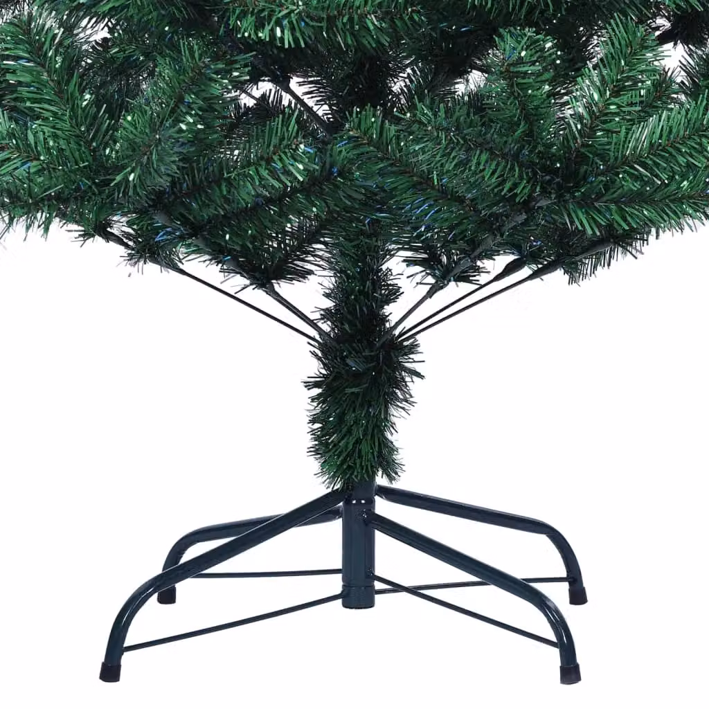 Berkfield Home Artificial Christmas Tree in Green with Iridescent Tips, Height: 180 cm – 5