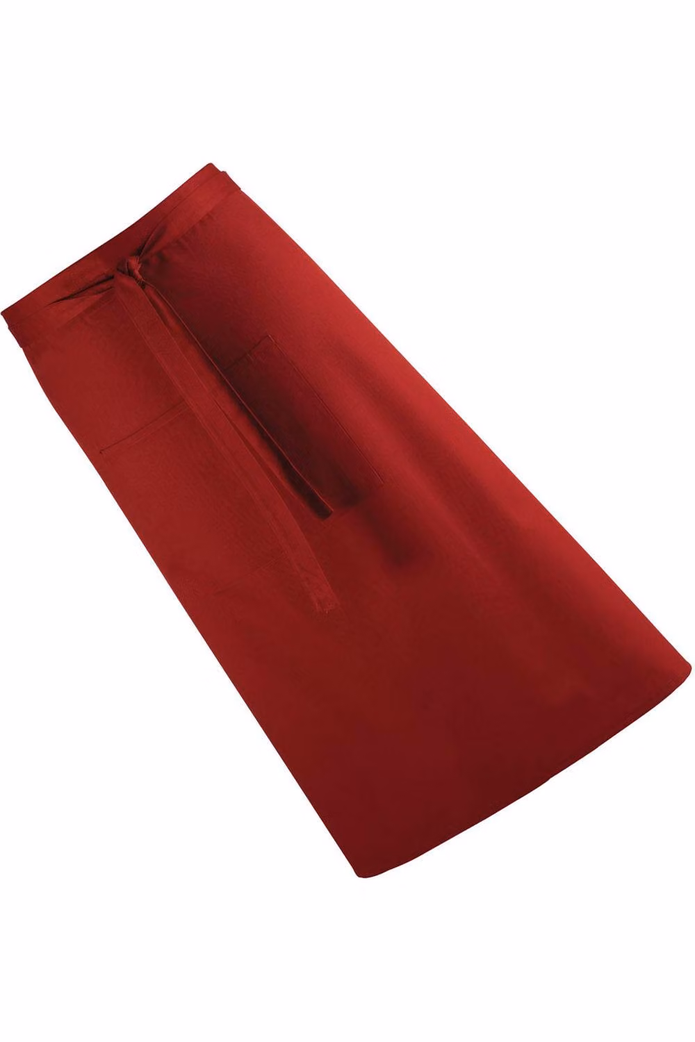 Premier Colours Poly Cotton Long Continental Style Bar Apron Pack of 2 in Burgundy – 2