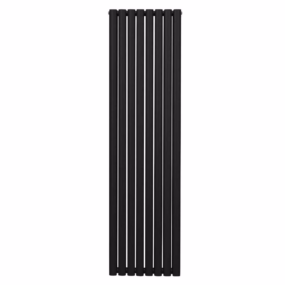 Monstershop Oval Column Steel Radiator in Black, H 180 cm x W 48 cm – 2