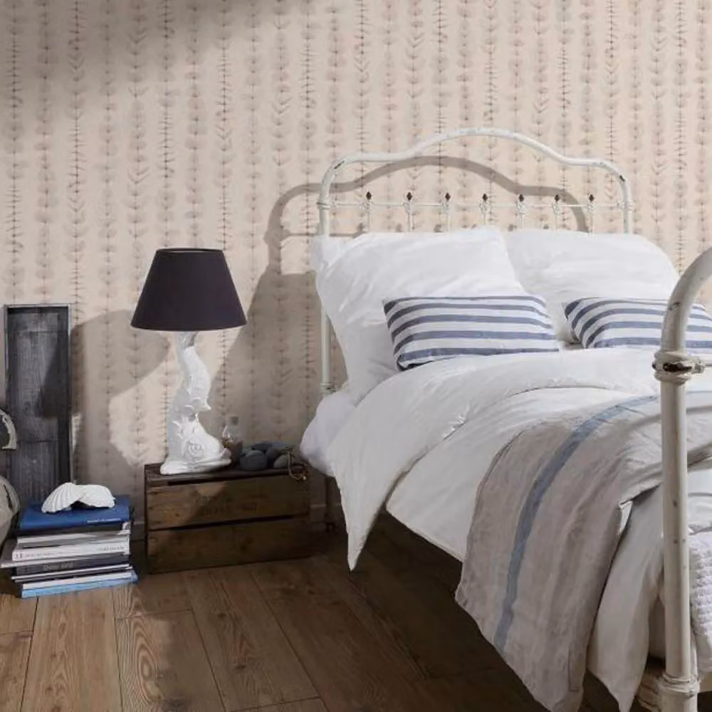 A.S. Création Botanical Floral Modern Textured Wallpaper in Beige – 2