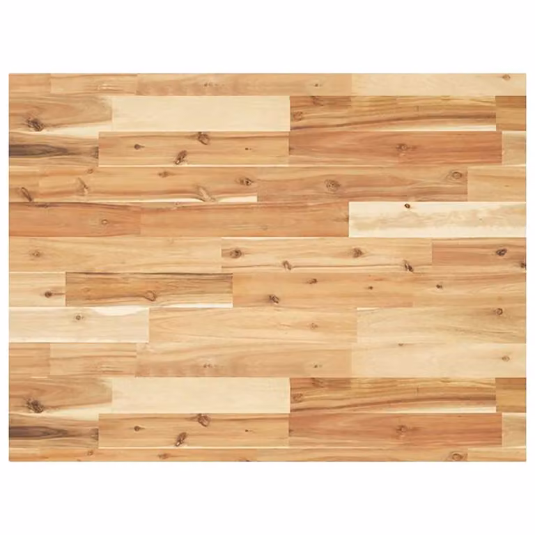 Berkfield Home Solid Wood Acacia Desk Top, Oil Finished, Brown, W: 100 cm, D: 60 cm, H: 4 cm
