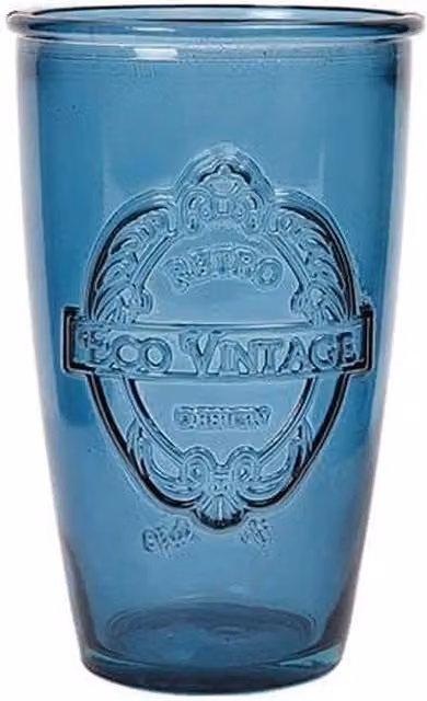 dexam Sintra Glass Tumbler in Ink Blue – 1