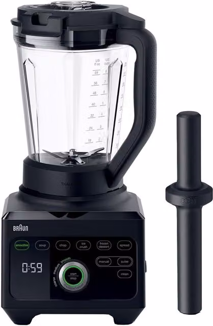 Braun PowerBlend 9 Jug Blender, 1600W, 3L, Black – 2