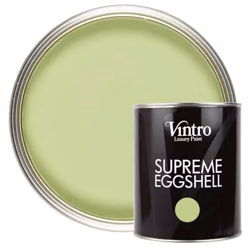 Vintro Satin Furniture Paint in Pale Green Eden, 1 Litre