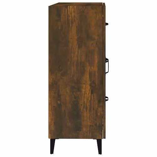 vidaXL Modern Sideboard in Brown Engineered Wood, W: 69.5 cm, D: 34 cm, H: 90 cm – 5
