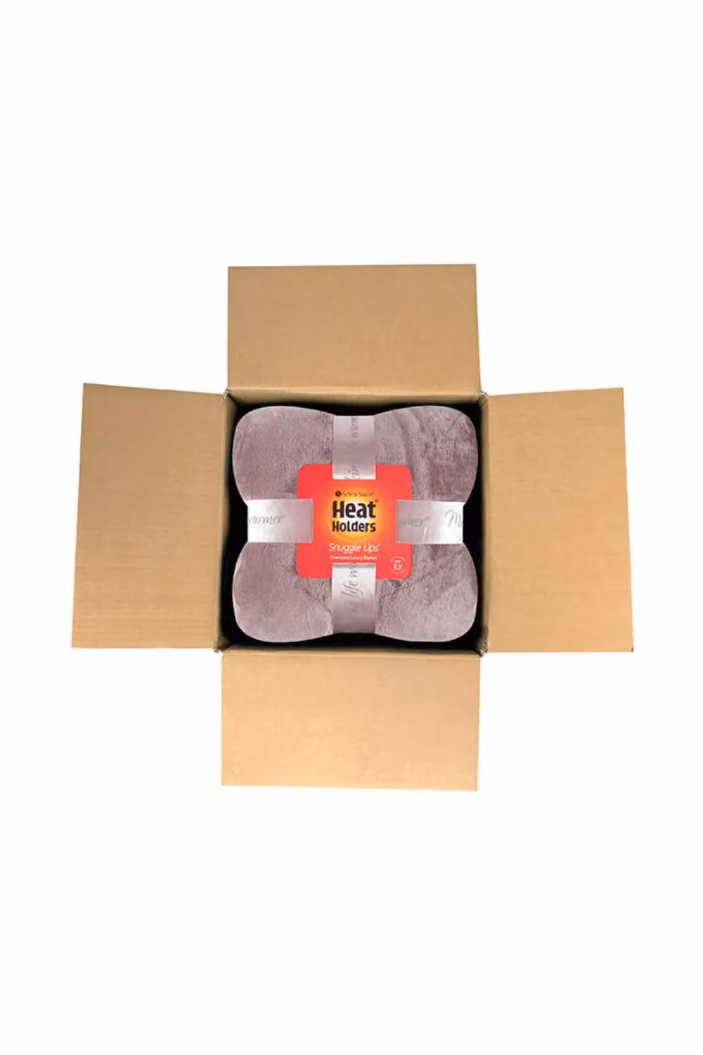 Heat Holders 1.7 Tog Fleece Thermal Blanket in Beige, W/D/H: 180 x 200 cm – 2