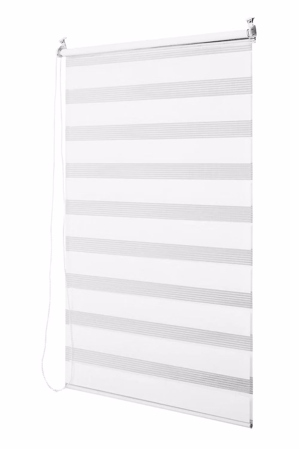 Living and Home Zebra Day and Night Roller Blind in White, H 150 cm x W 40 cm – 3