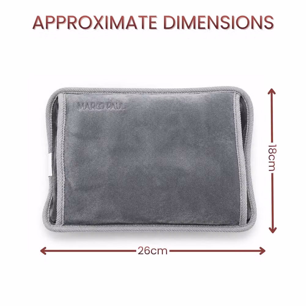 Marco Paul Rechargeable Heat Pad with Hand Warmer Pockets in Grey – 2