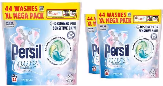 Persil Ultimate Non Bio Laundry Capsules Pure Heaven Scent, 132 Washes, 3 Pack – 1
